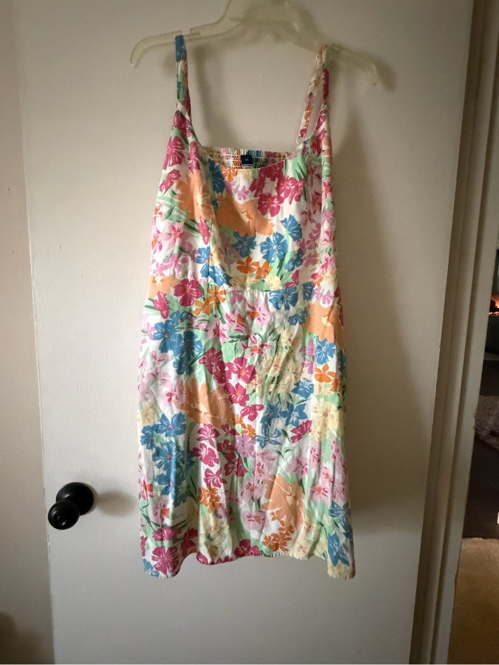 Old Navy Floral Multicolor Smocked Sundress